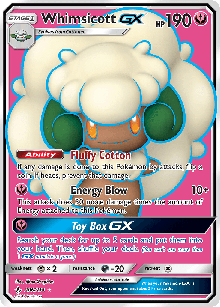 Whimsicott-GX: Unbroken Bonds