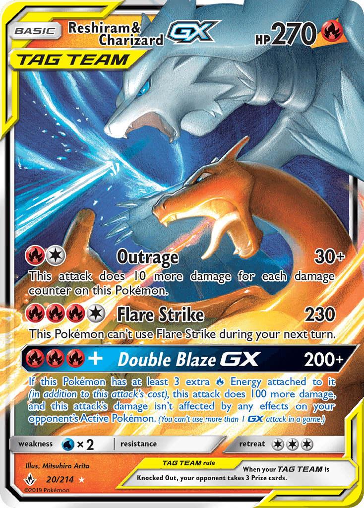Reshiram & Charizard-GX: Unbroken Bonds