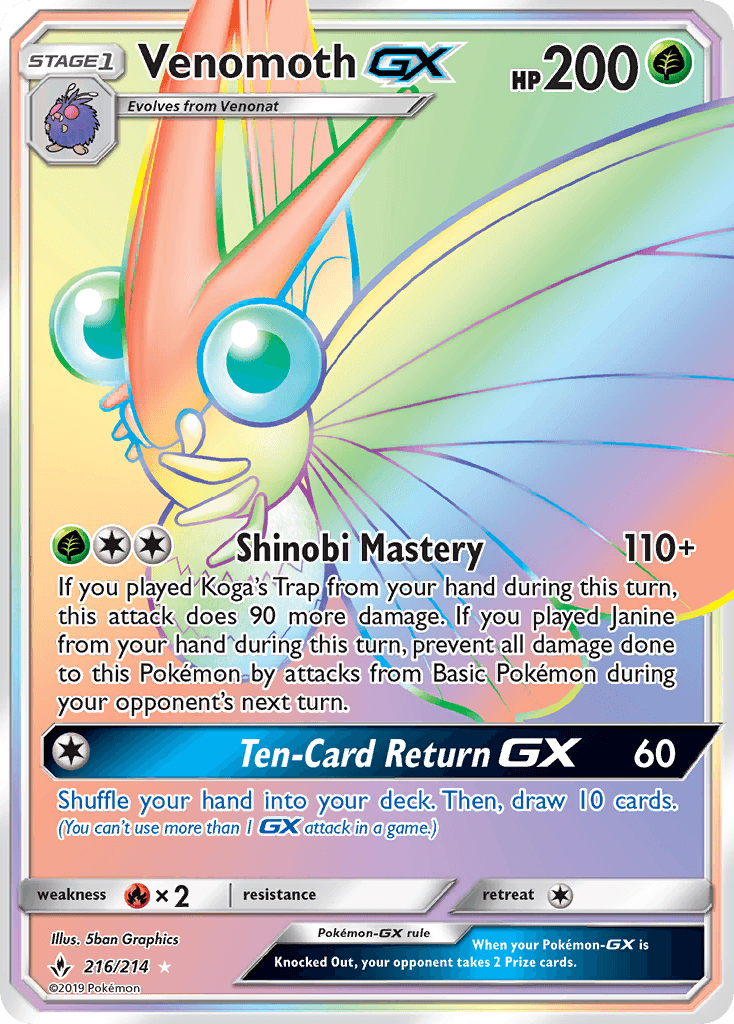 Venomoth-GX: Unbroken Bonds
