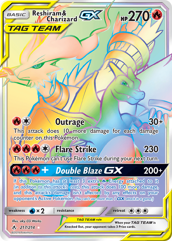 Reshiram & Charizard-GX: Unbroken Bonds