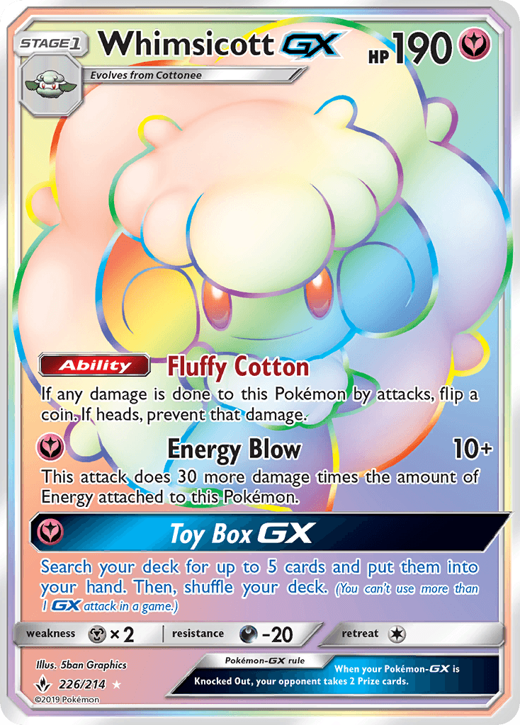 Whimsicott-GX: Unbroken Bonds