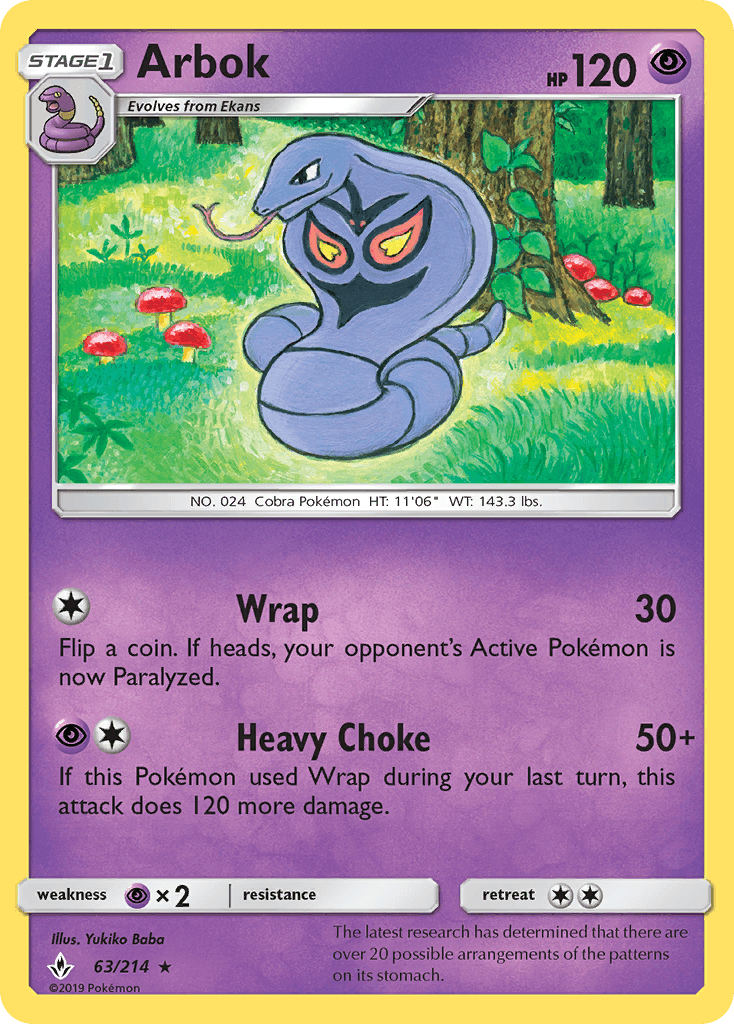Arbok: Unbroken Bonds