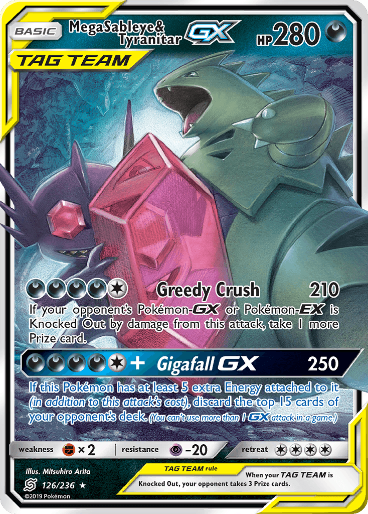 Mega Sableye & Tyranitar-GX: Unified Minds