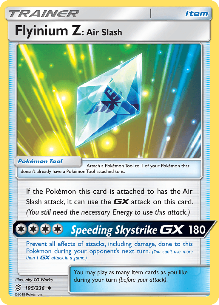 Flyinium Z: Air Slash: Unified Minds