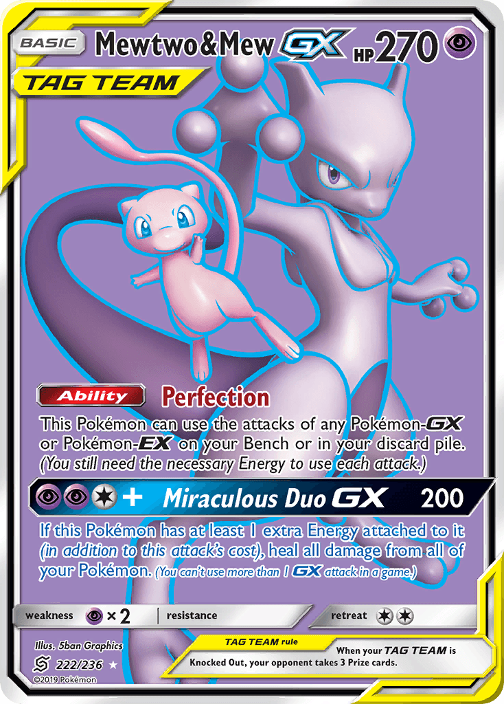 Mewtwo & Mew-GX: Unified Minds