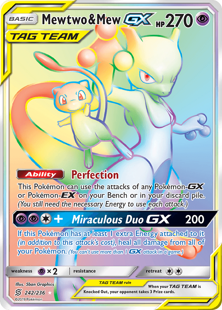 Mewtwo & Mew-GX: Unified Minds