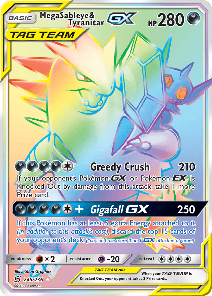 Mega Sableye & Tyranitar-GX: Unified Minds