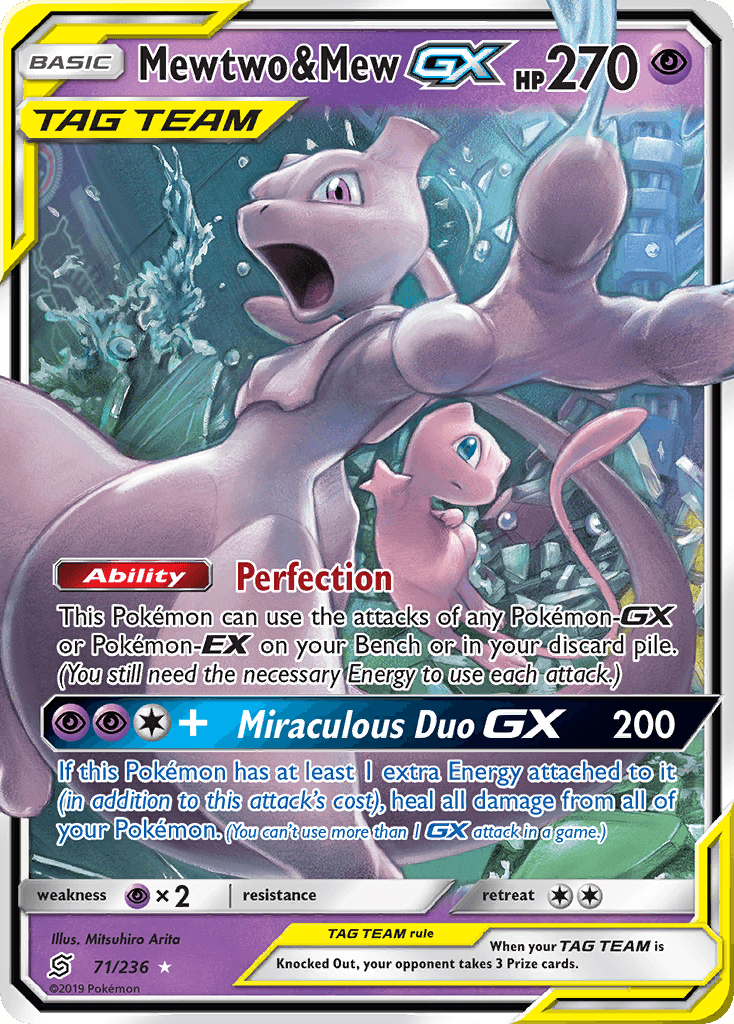 Mewtwo & Mew-GX: Unified Minds