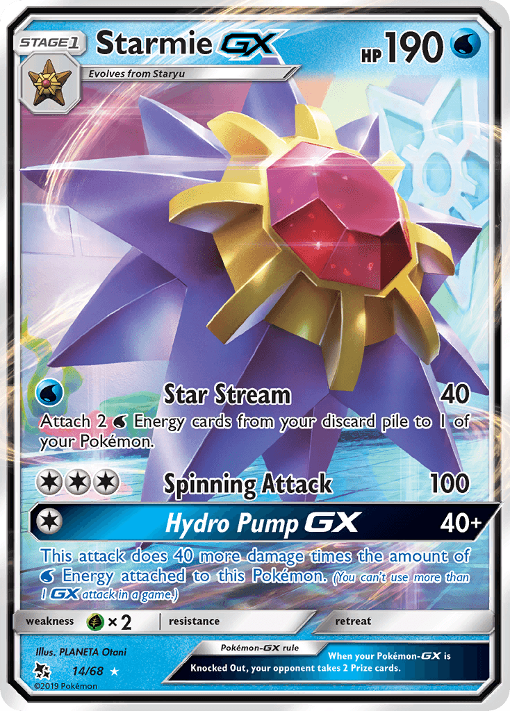 Starmie-GX: Hidden Fates