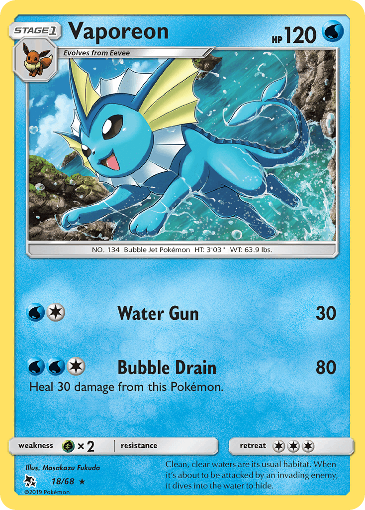 Vaporeon: Hidden Fates
