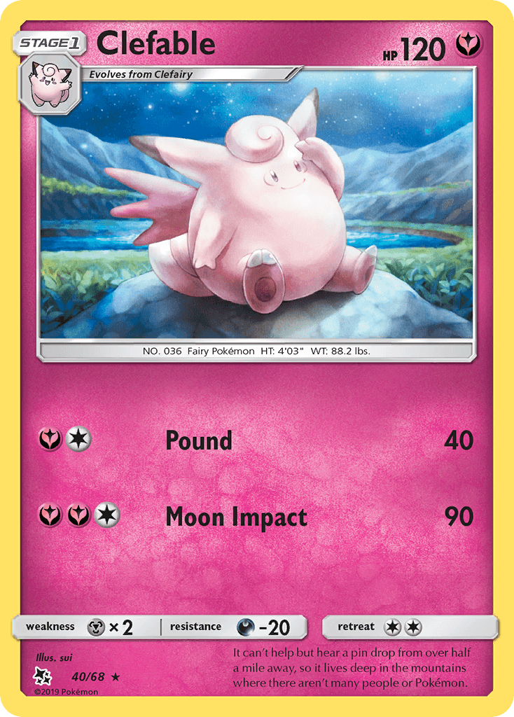 Clefable: Hidden Fates