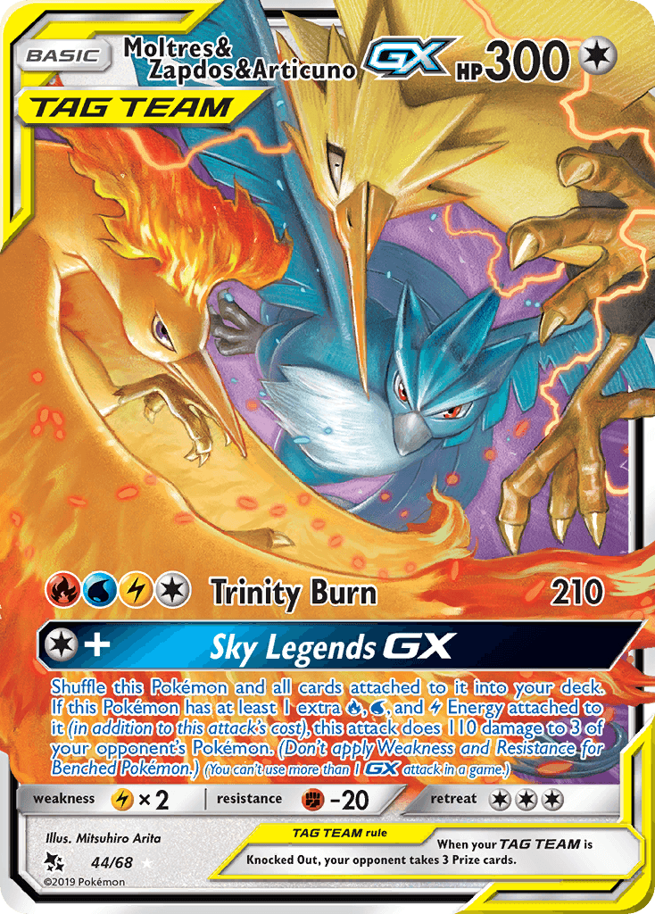 Moltres & Zapdos & Articuno-GX: Hidden Fates