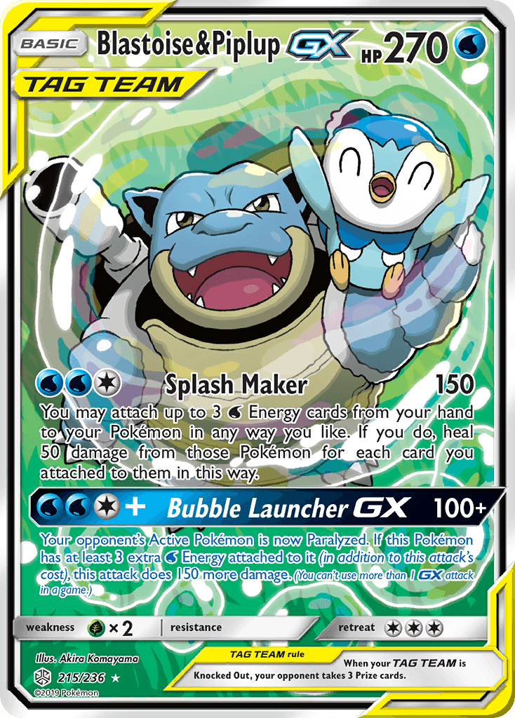 Blastoise & Piplup-GX: Cosmic Eclipse