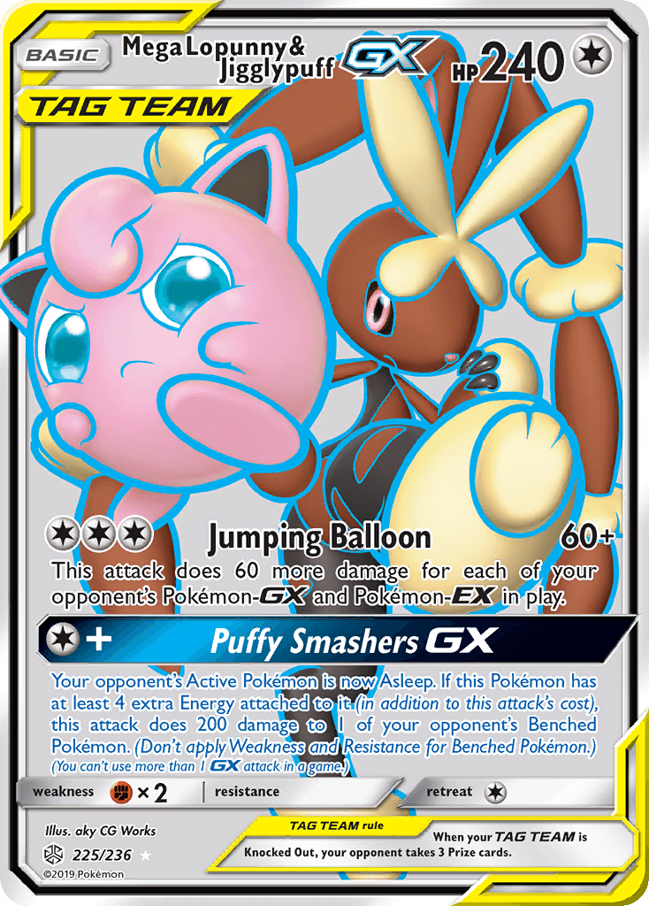 Mega Lopunny & Jigglypuff-GX: Cosmic Eclipse