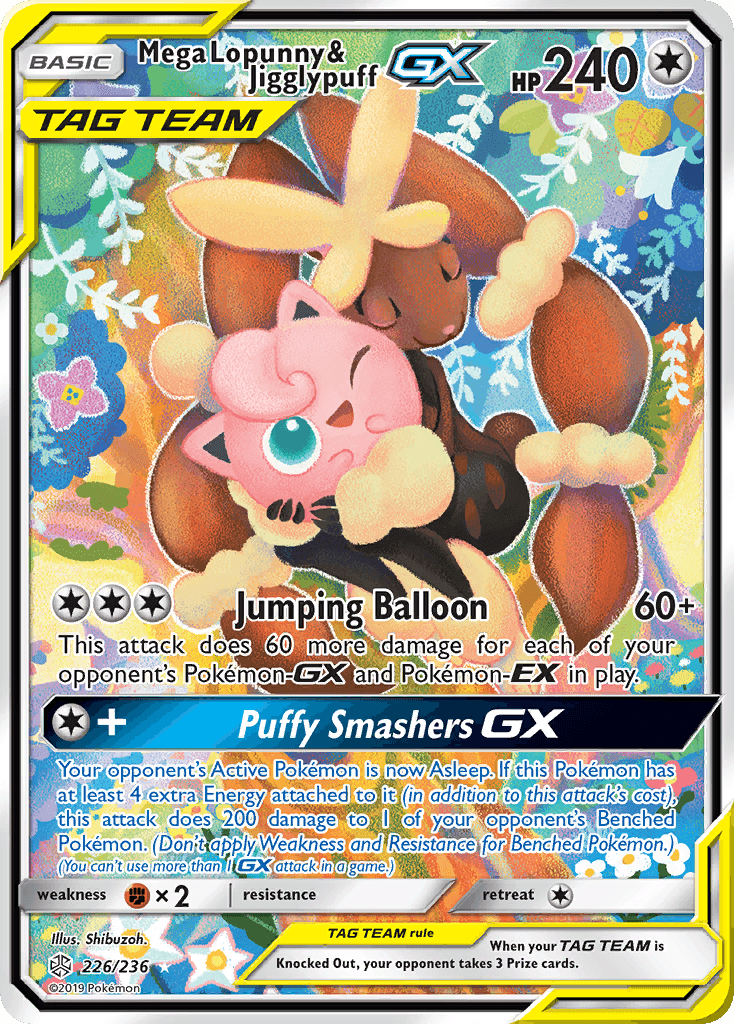 Mega Lopunny & Jigglypuff-GX: Cosmic Eclipse