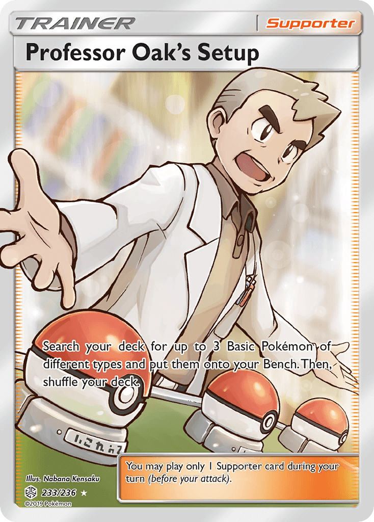 Professor Oak's Setup: Cosmic Eclipse