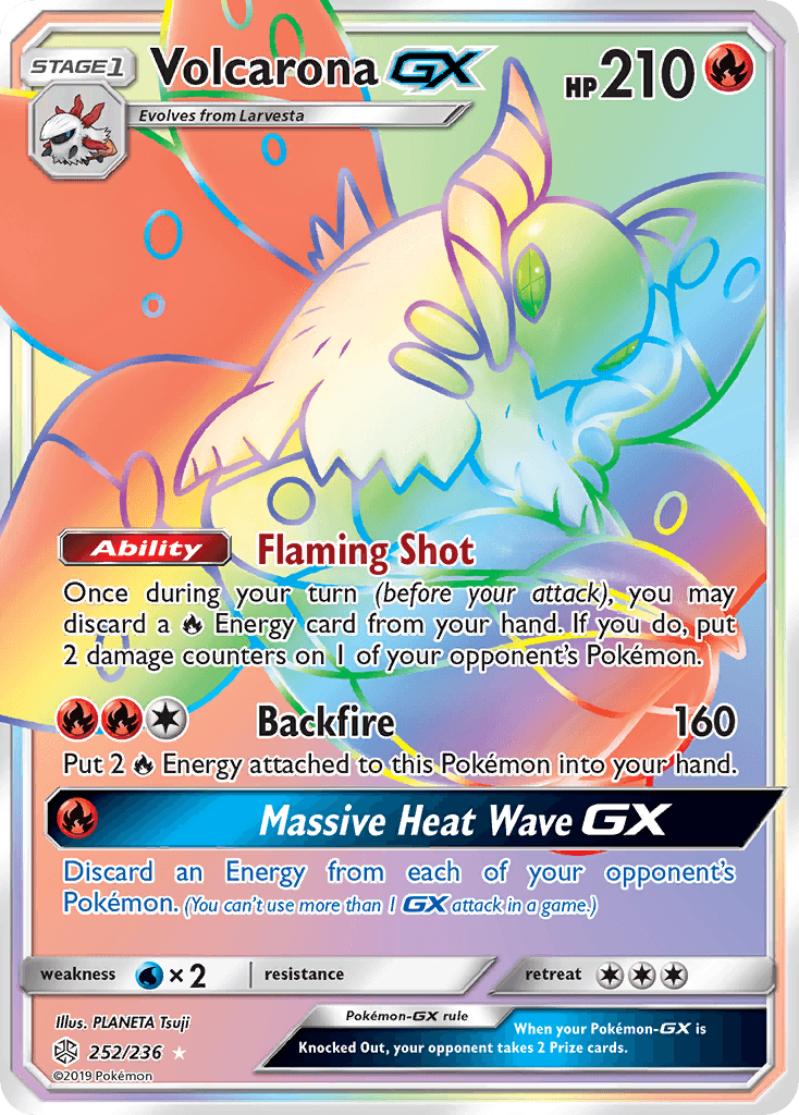 Volcarona-GX: Cosmic Eclipse
