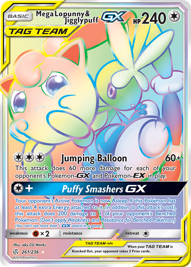 Mega Lopunny & Jigglypuff-GX: Cosmic Eclipse