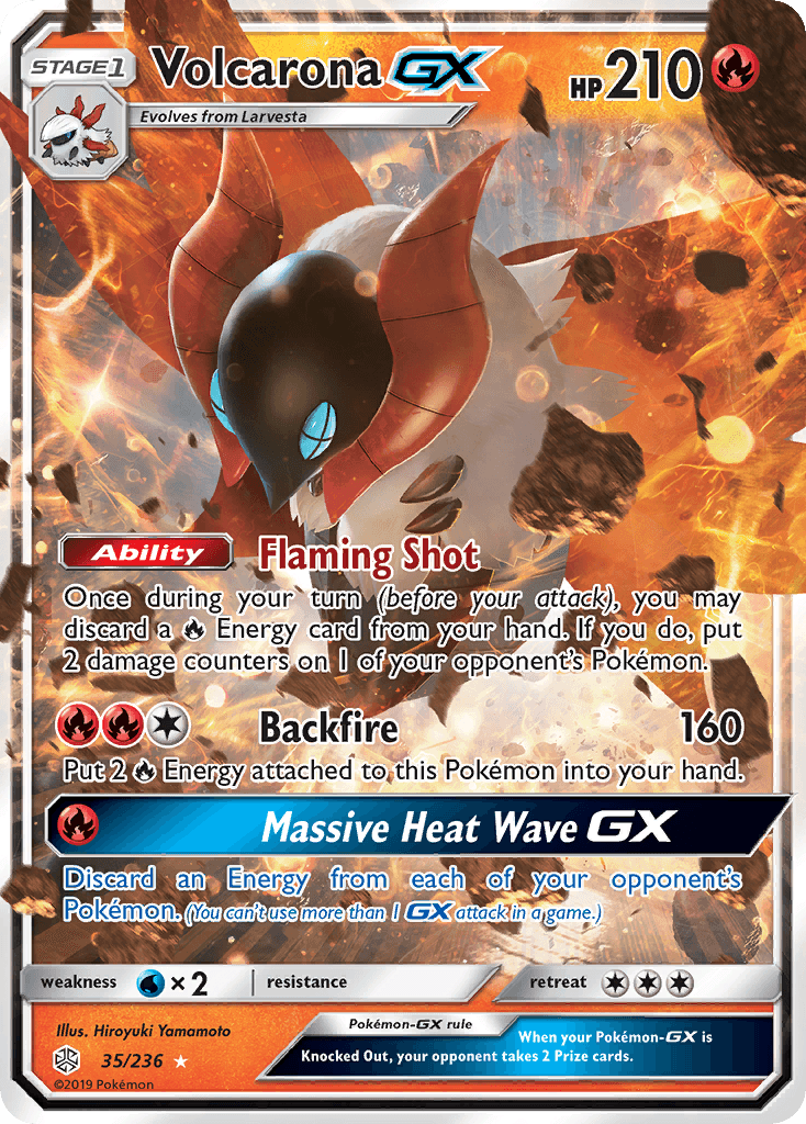 Volcarona-GX: Cosmic Eclipse