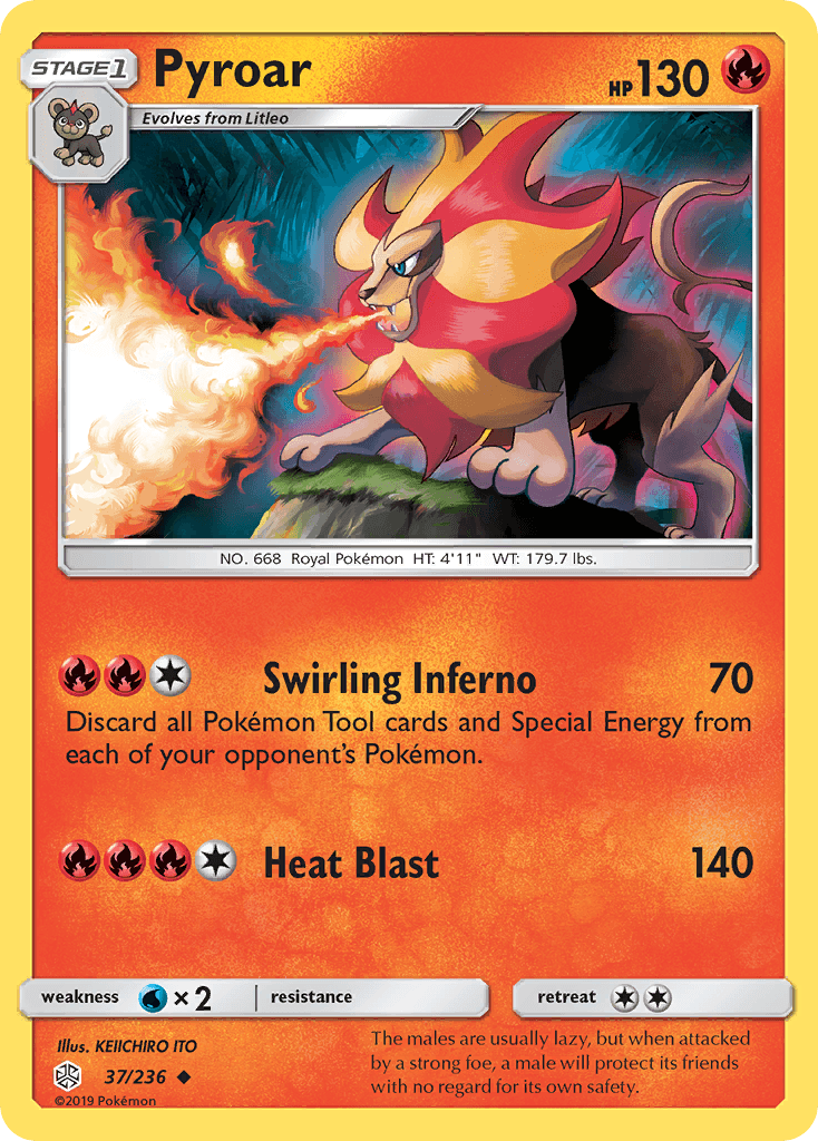 Pyroar: Cosmic Eclipse