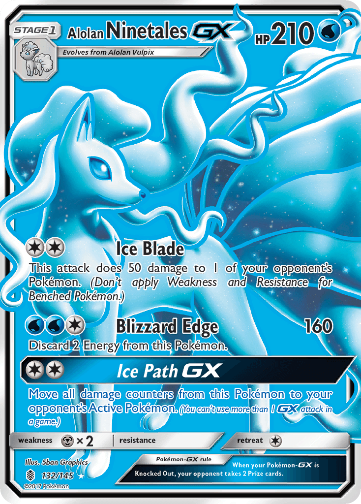 Alolan Ninetales-GX: Guardians Rising