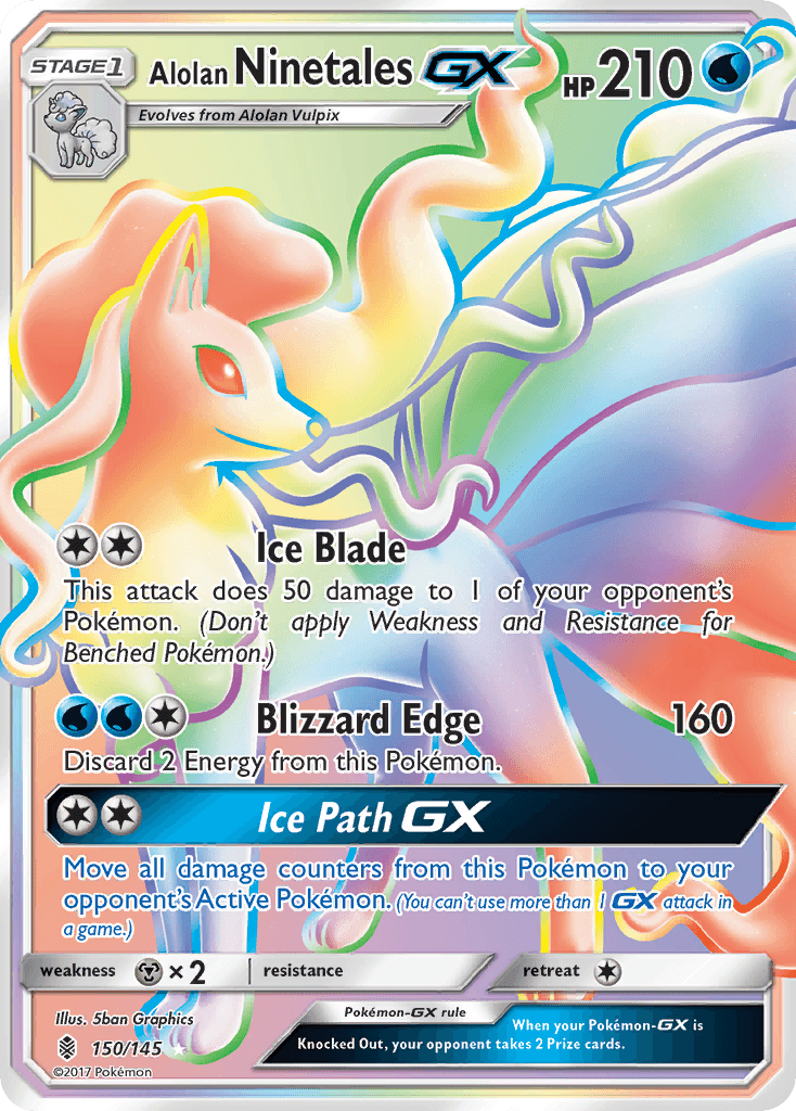 Alolan Ninetales-GX: Guardians Rising