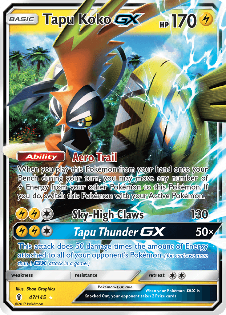 Tapu Koko-GX: Guardians Rising