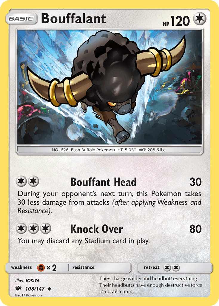Bouffalant: Burning Shadows