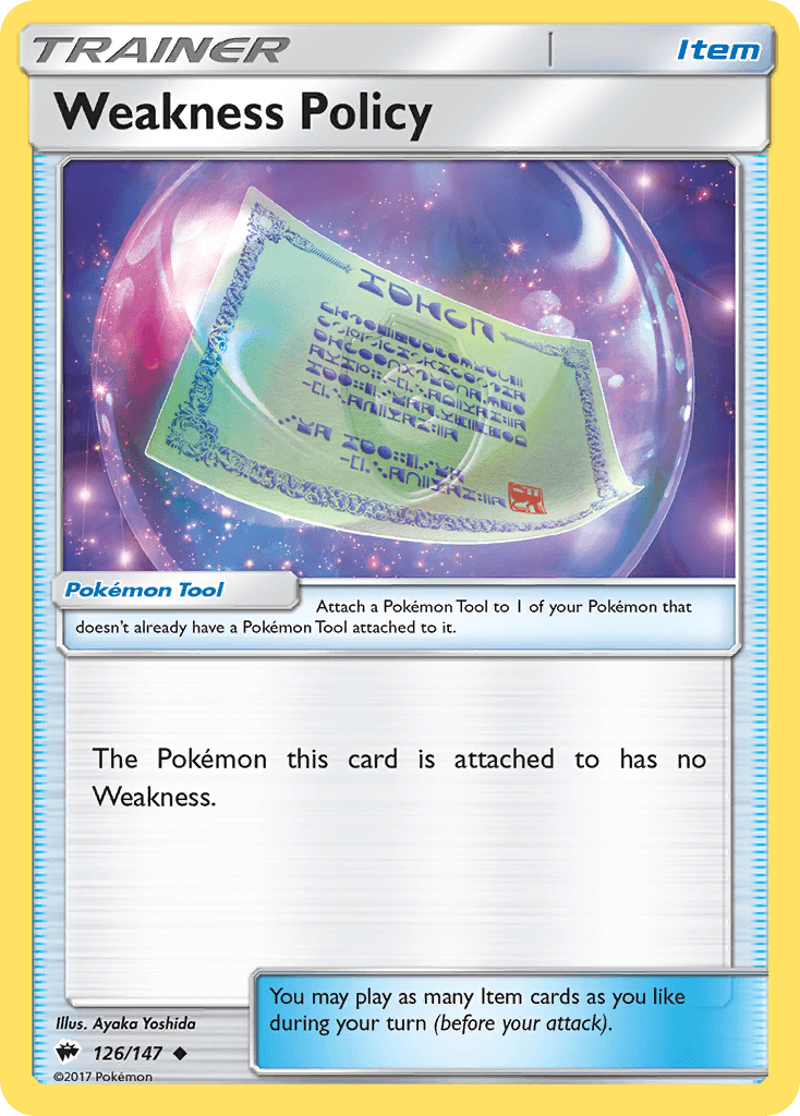 Weakness Policy: Burning Shadows