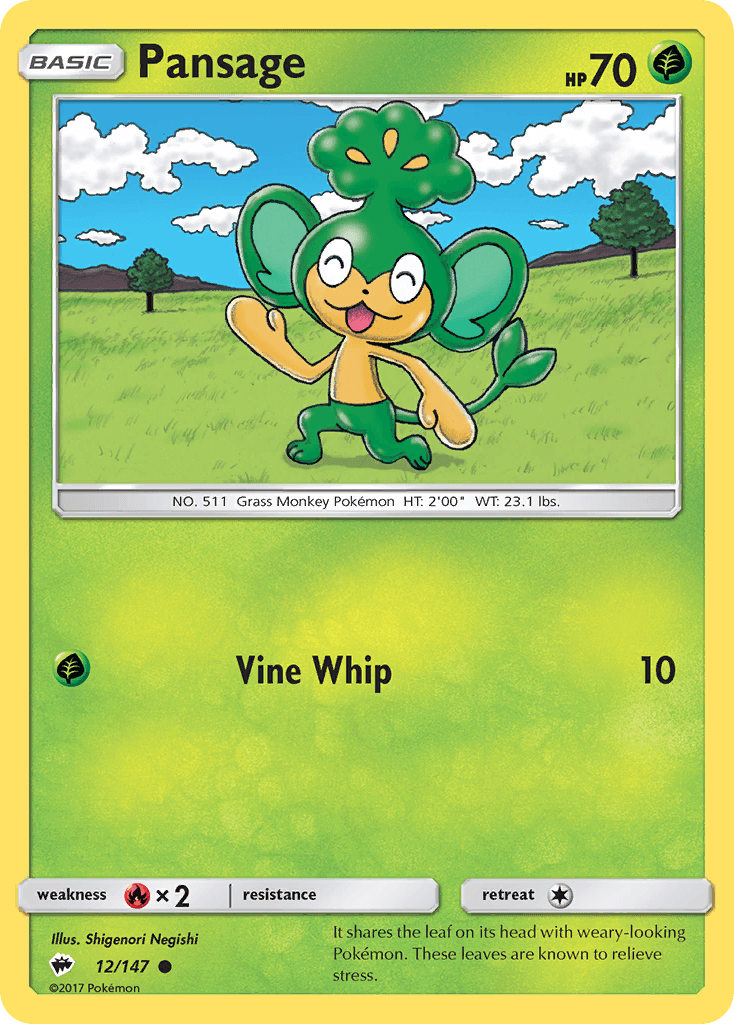 Pansage: Burning Shadows