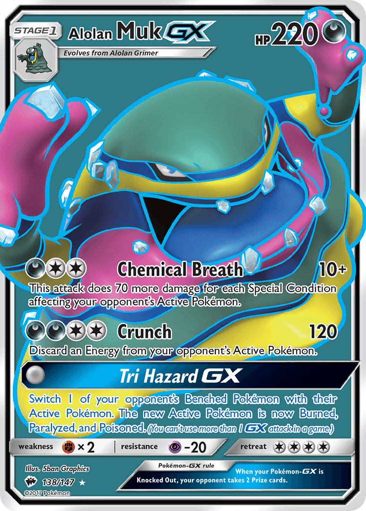 Alolan Muk-GX: Burning Shadows