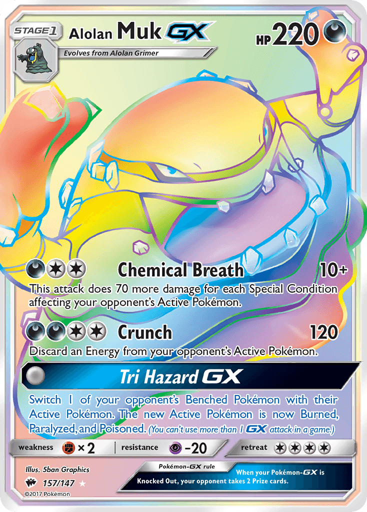 Alolan Muk-GX: Burning Shadows