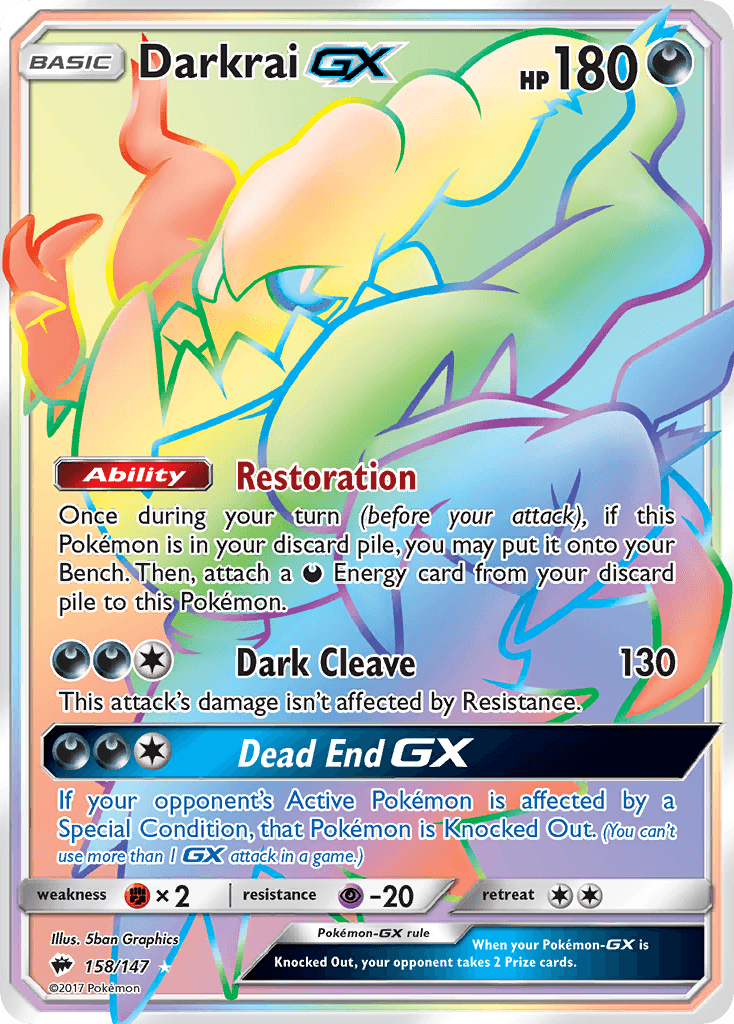 Darkrai-GX: Burning Shadows