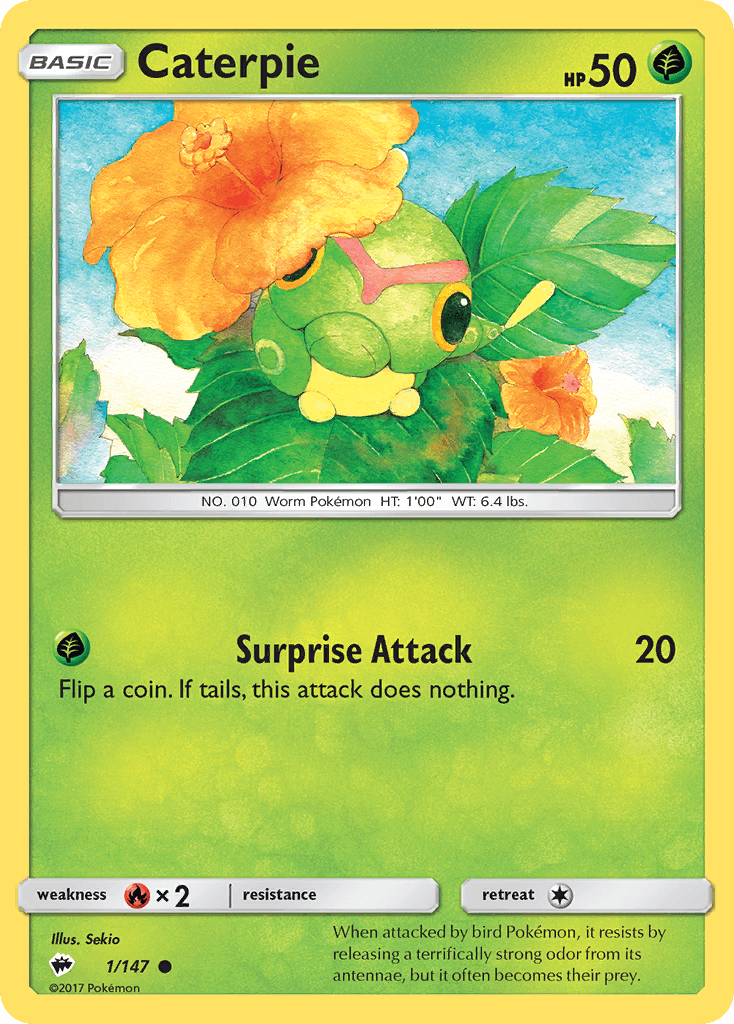 Caterpie: Burning Shadows