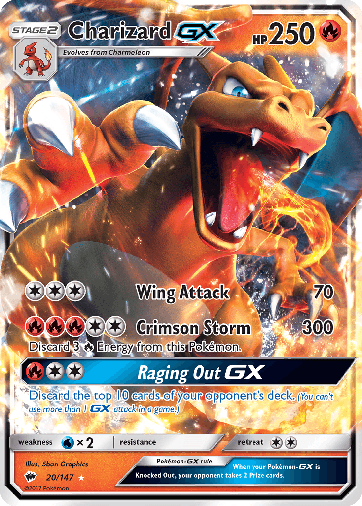 Charizard-GX: Burning Shadows