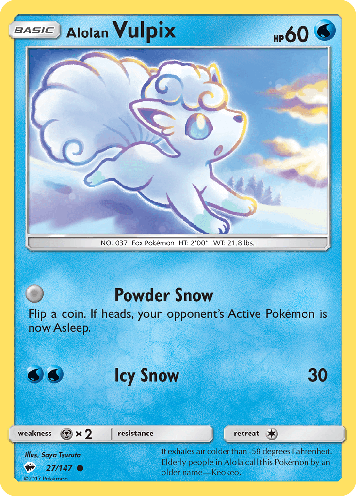 Alolan Vulpix: Burning Shadows