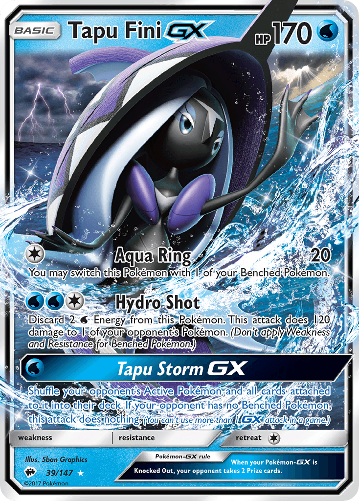 Tapu Fini-GX: Burning Shadows