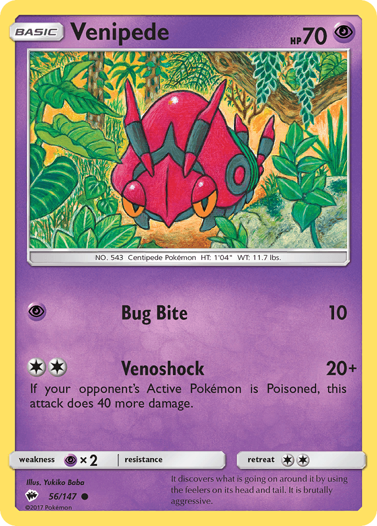 Venipede: Burning Shadows