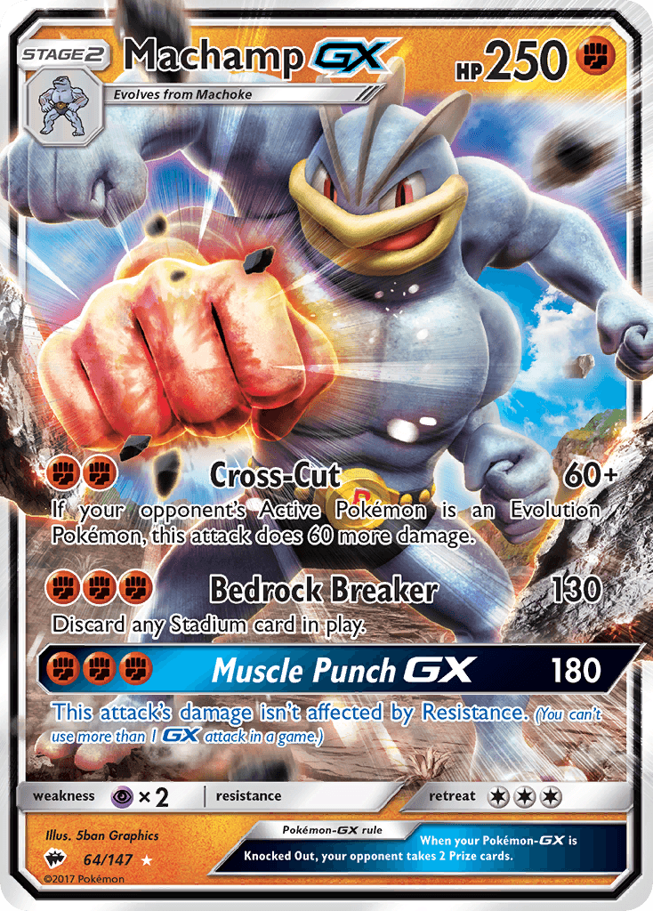 Machamp-GX: Burning Shadows