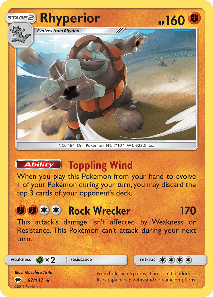 Rhyperior: Burning Shadows