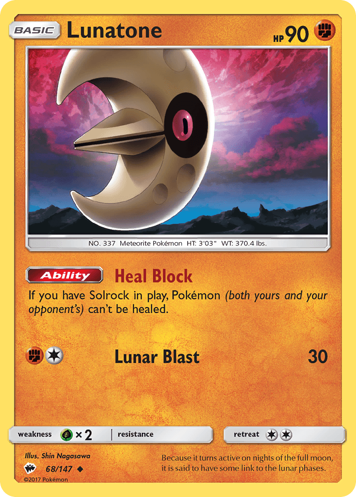 Lunatone: Burning Shadows
