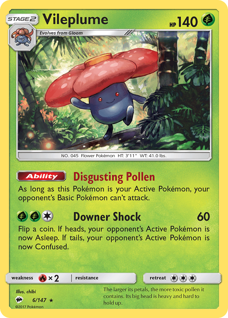 Vileplume: Burning Shadows