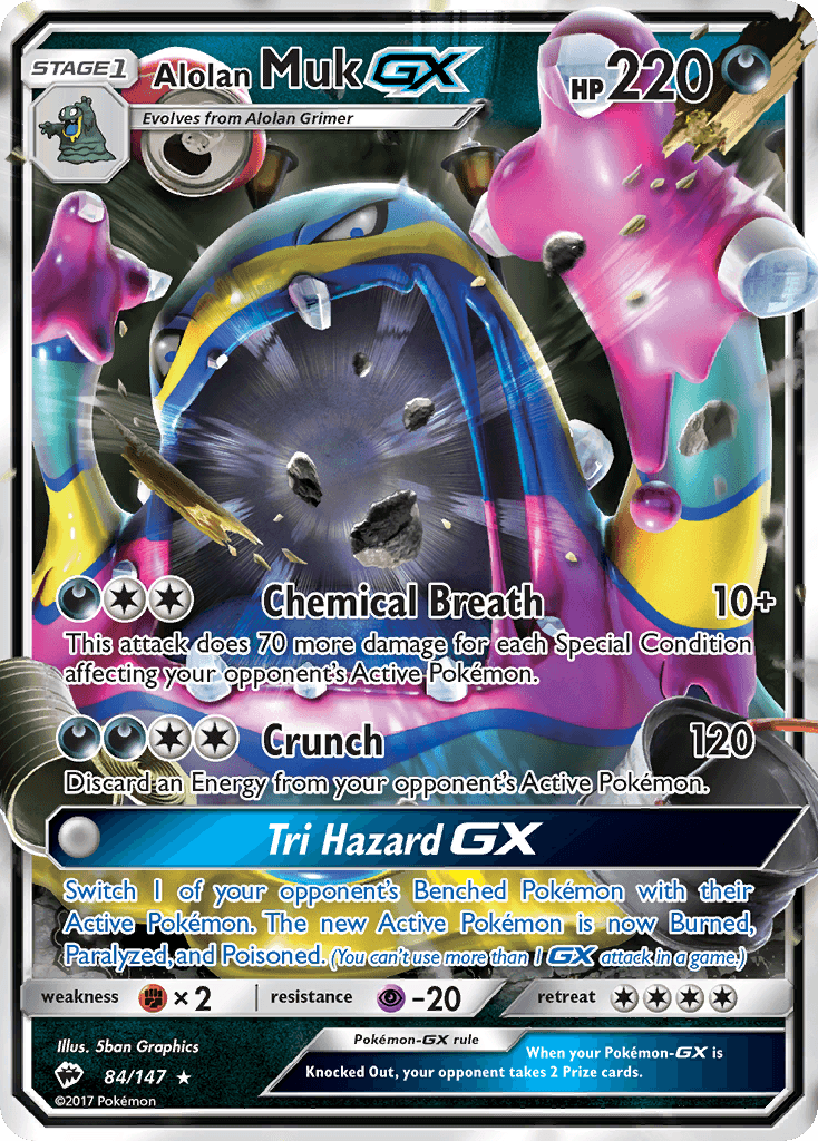 Alolan Muk-GX: Burning Shadows
