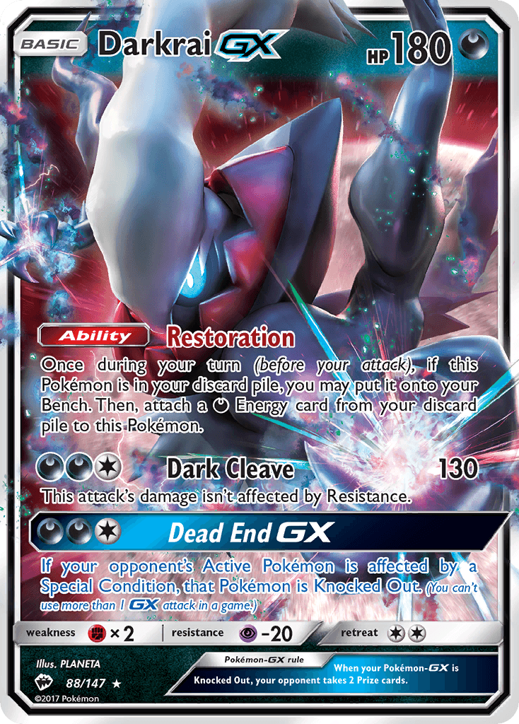 Darkrai-GX: Burning Shadows