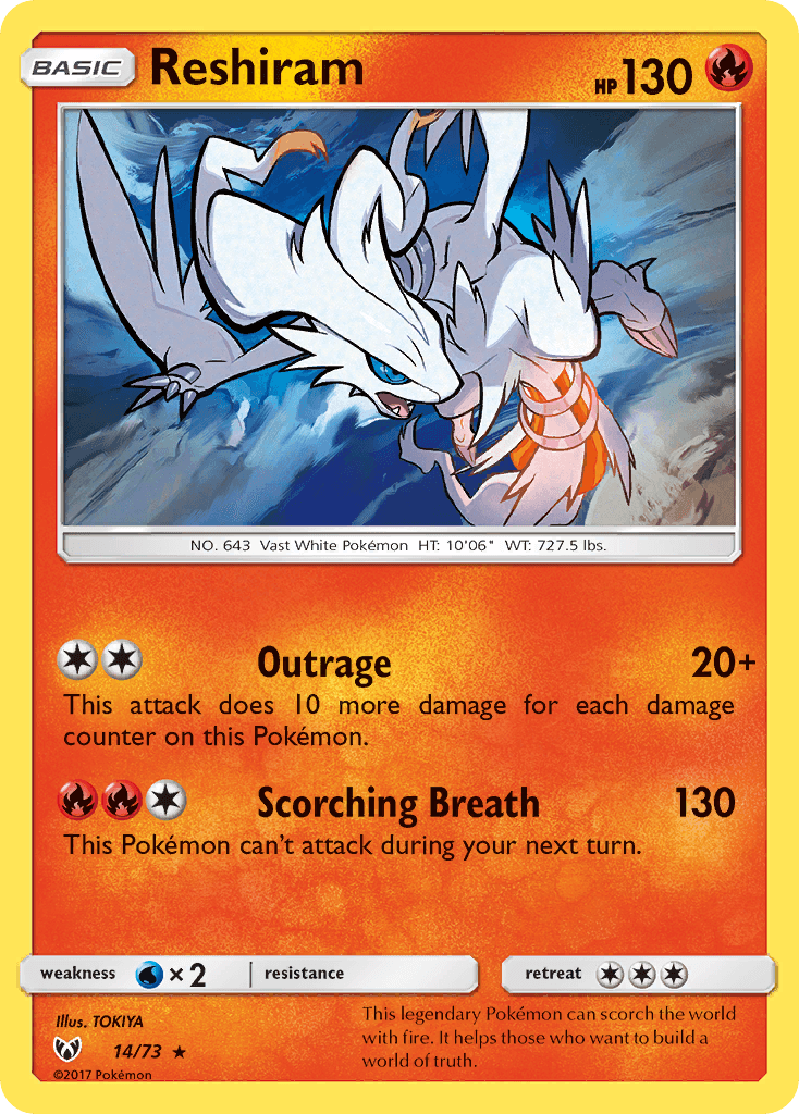 Reshiram: Shining Legends
