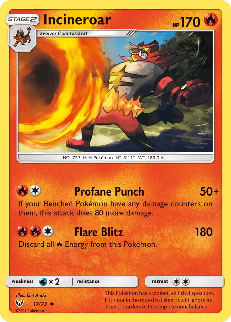 Incineroar: Shining Legends