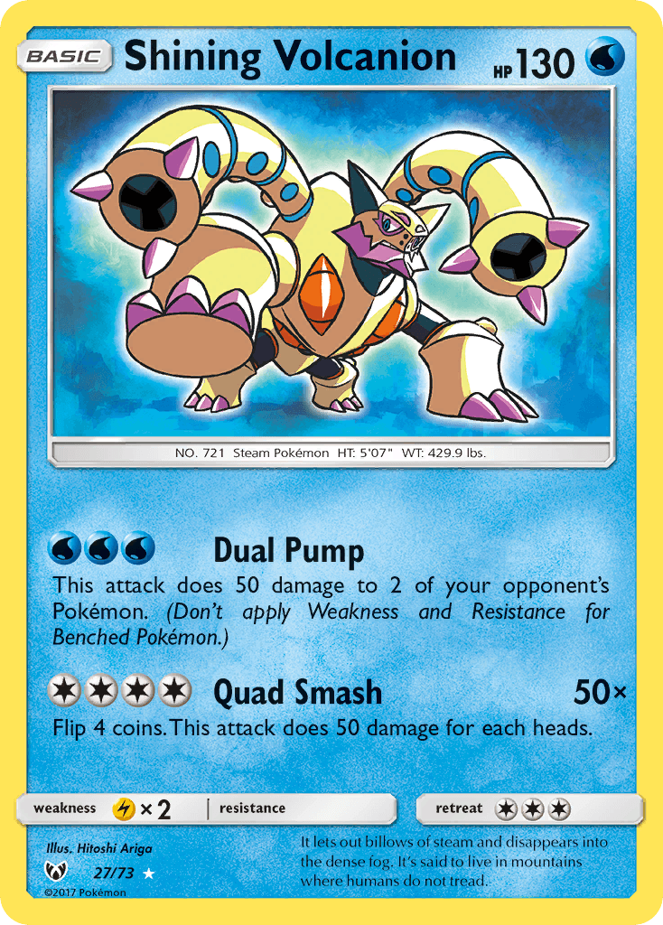 Shining Volcanion: Shining Legends
