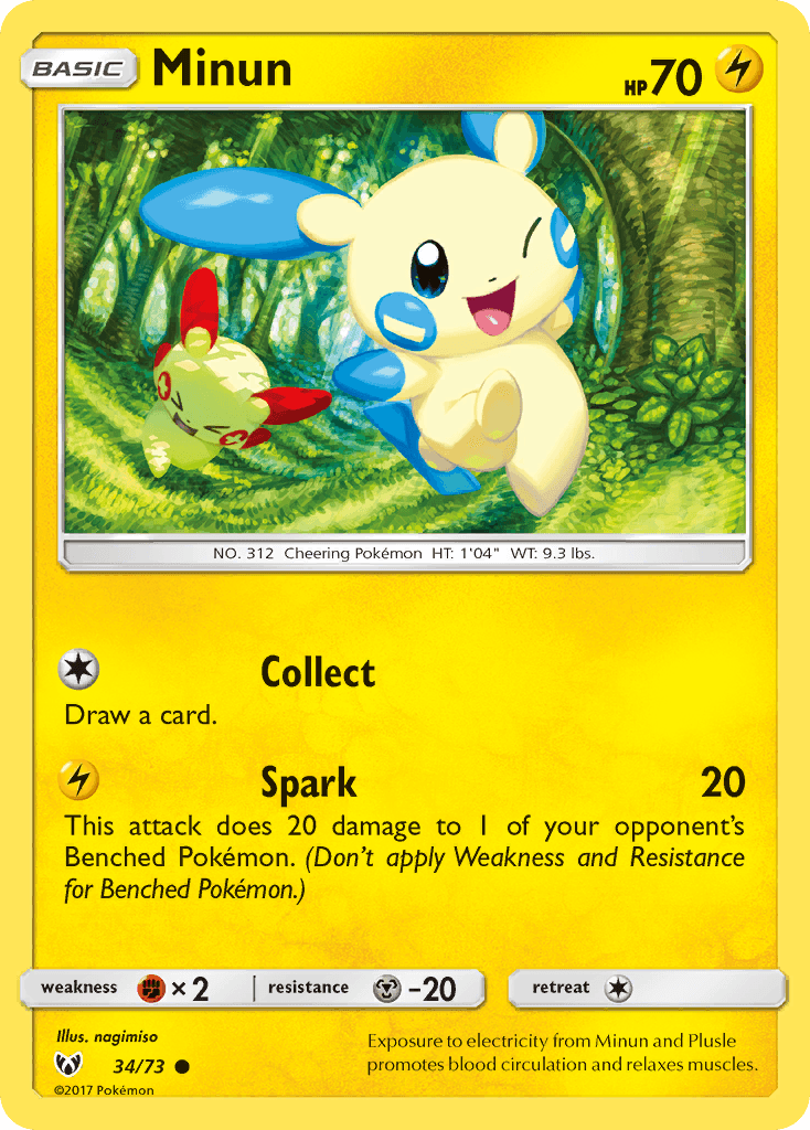 Minun: Shining Legends