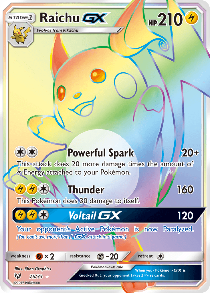 Raichu-GX: Shining Legends