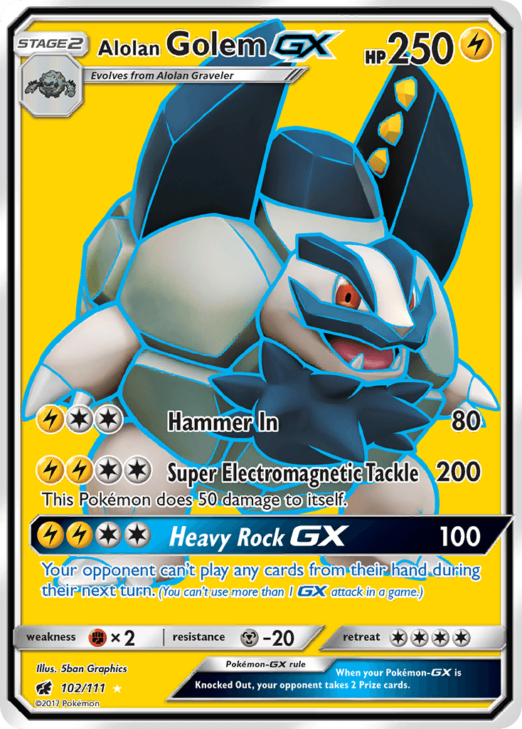 Alolan Golem-GX: Crimson Invasion